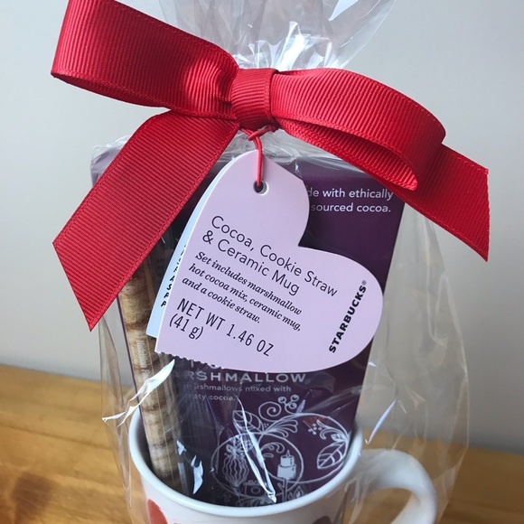 Valentine's Starbucks Tall Heart Mug Gift Set - Picture 3 of 4